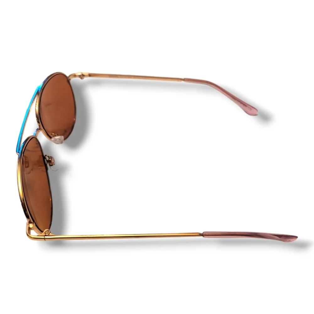 Gymboree Girls One Size Rosegold Sunglasses